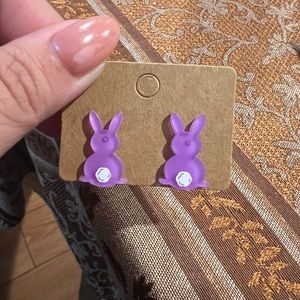 Bunny acrylic earrings